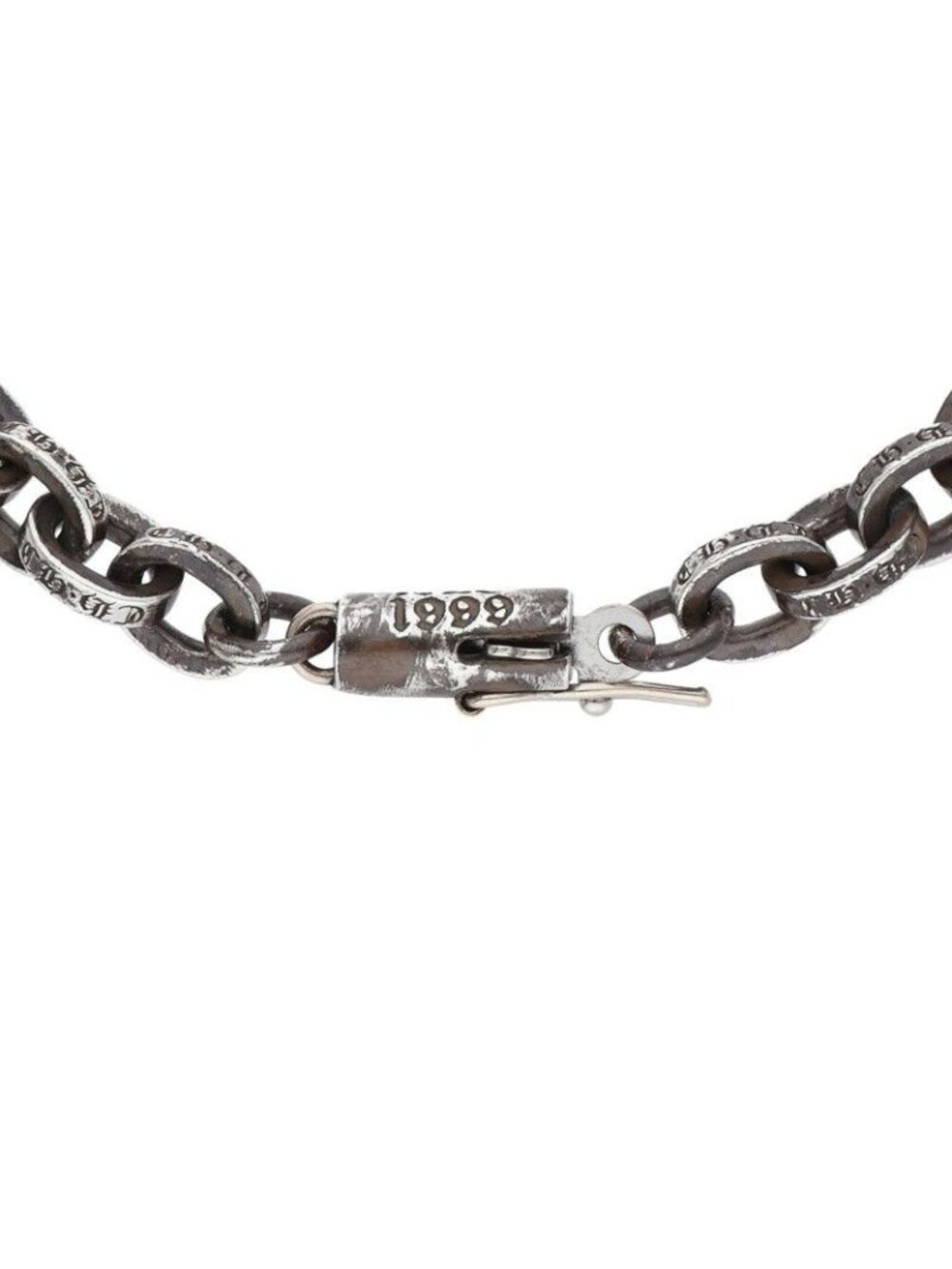 Chrome Hearts Paper Chain Silver Bracelet - Picture 4 of 5